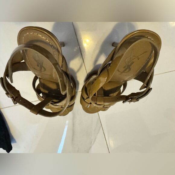 Yves Saint Laurent Tan Heels #23 - Picture 5 of 6